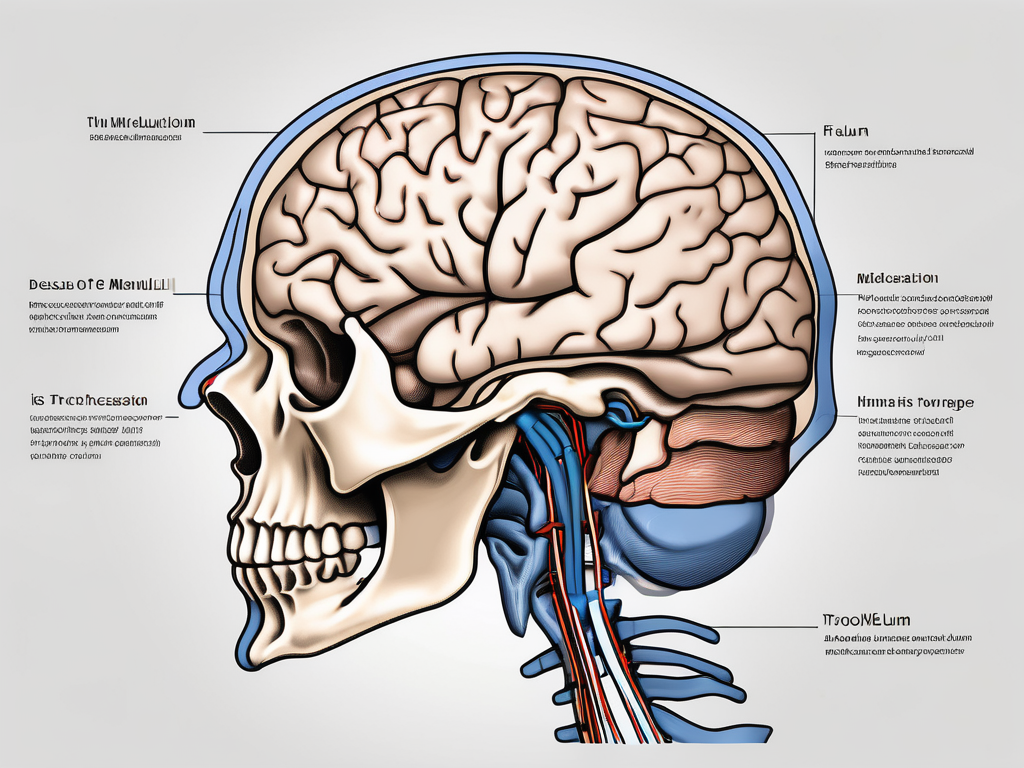 where does the trochlear nerve cross and exit